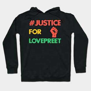 Justice for lovepreet of punjab Hoodie